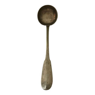 Silver metal ladle