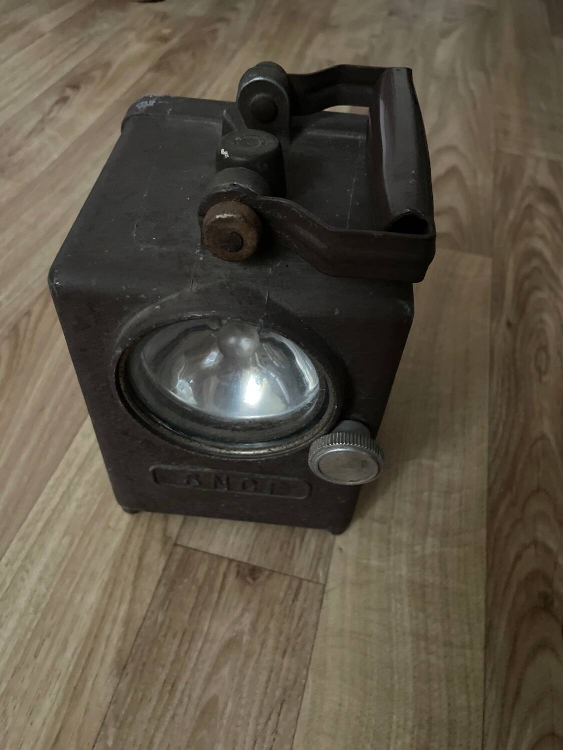Vintage SNCF railway lamp