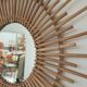 Rattan sun mirror 1970