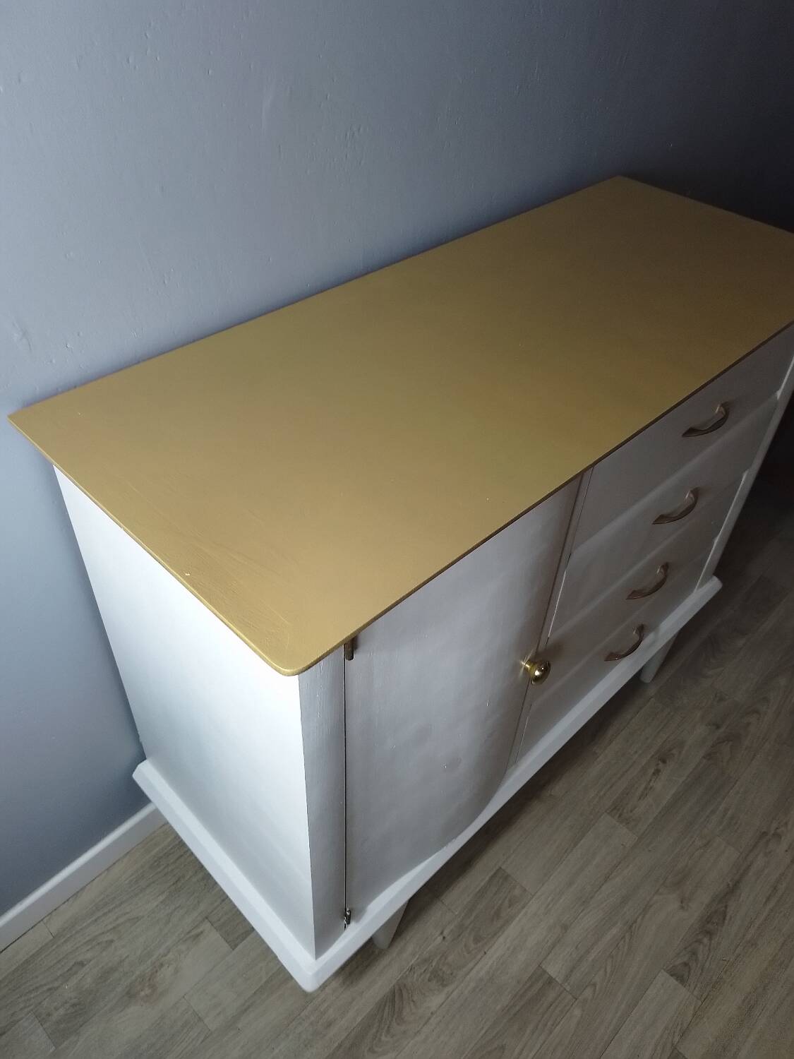 Restored vintage buffet chest.