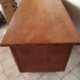 Vintage metal wooden desk and frame