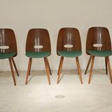 Set of 4 Lollipop chairs by Frantisek Jirak for Tatra 1960