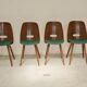 Set of 4 Lollipop chairs by Frantisek Jirak for Tatra 1960