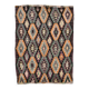 5x7 Purple & Orange Geometric Style Kilim Rug, 162x218Cm