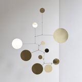 Large Space Age Mobile Brass Sculpture