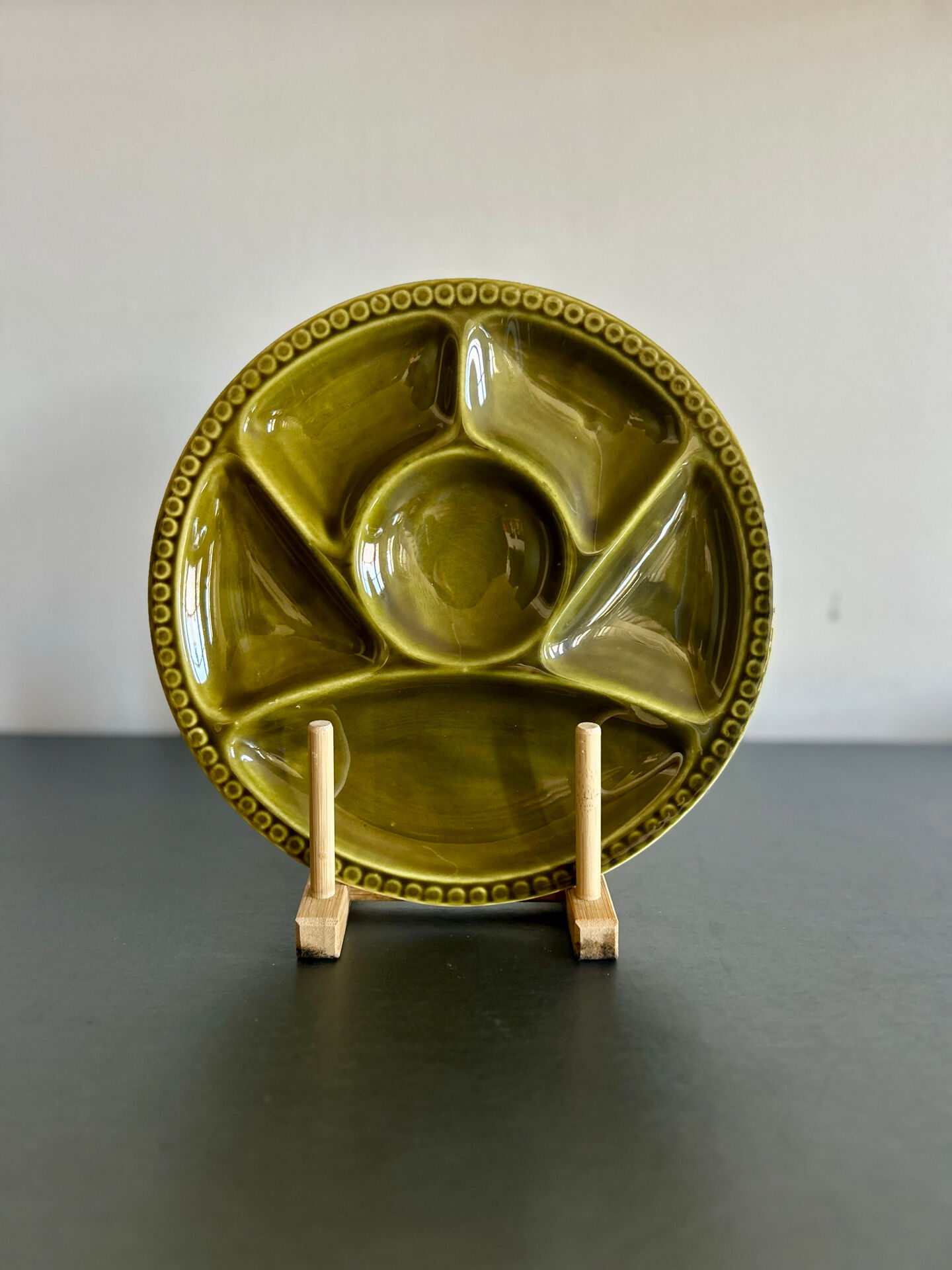 Assiettes en faïence Gien