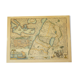 Carte des pays bibliques Daniel Derveaux