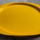 Vintage yellow tray by P.Spagnolo for Biesse-Italy