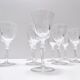 Postmodern Set of 8 Baccarat Crystal Champagne Coupes, France
