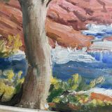 Peinture à l’huile Saint Raphaël Gus Buffa