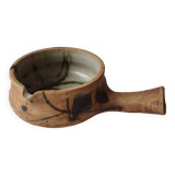 Ceramic fondue pot signed La colombe (Vallauris) 1970s