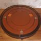 Round mirror syla 40 cm vintage old smoked plexiglass