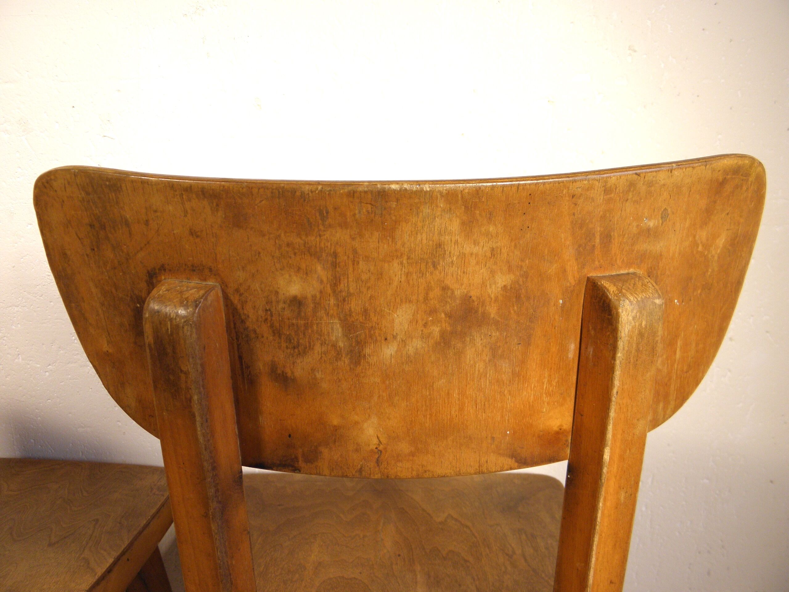 Pair of Baumann bistro chairs