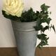 Large zinc florist pot
