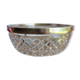 Circled crystal dish