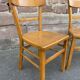 Paire de chaises bois courbé bistrot vintage