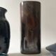 Large iridescent ceramic vase signed Jean Yves Lemonnier, France 1970