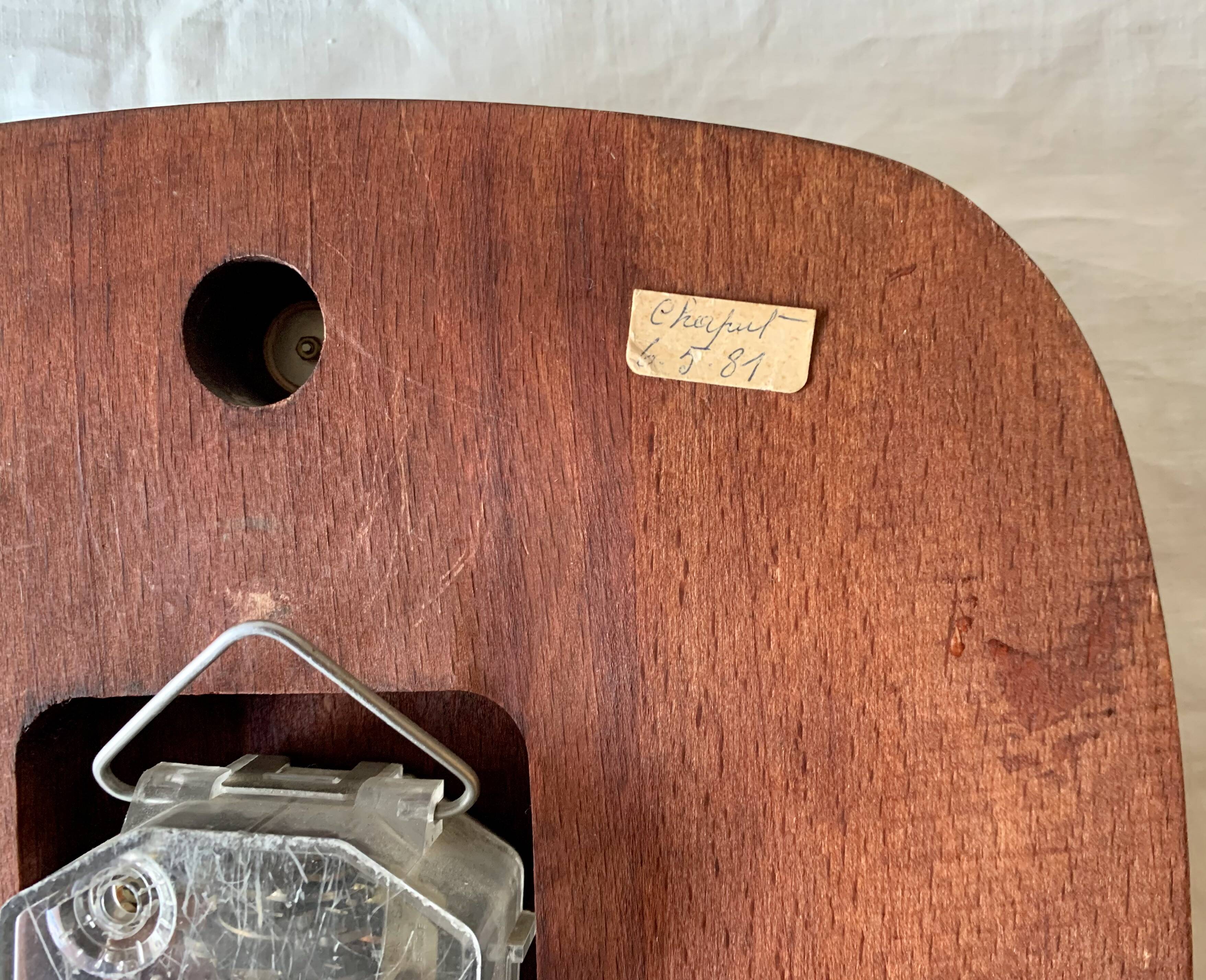 Jaz Electronic vintage wooden wall clock