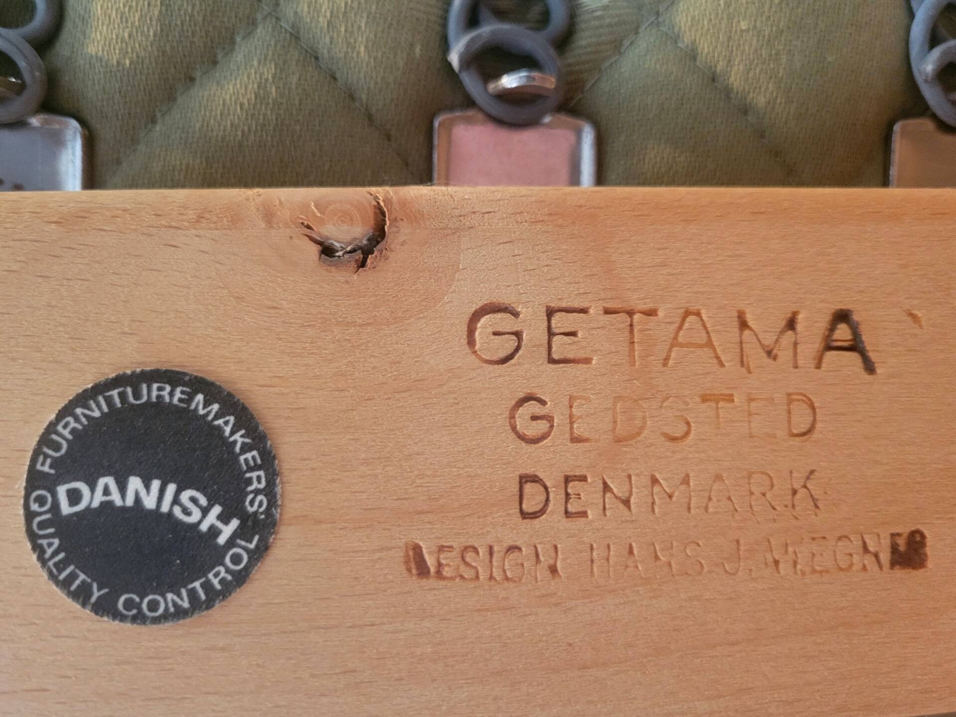 Vintage GE 256 armchair by Hans J. Wegner for Getama