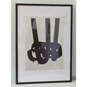 Art Poster Soulages Museum - "Painting" - Exhibition Quality - 40x60