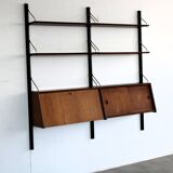 vintage wall system | teak | 1960s | Wébé