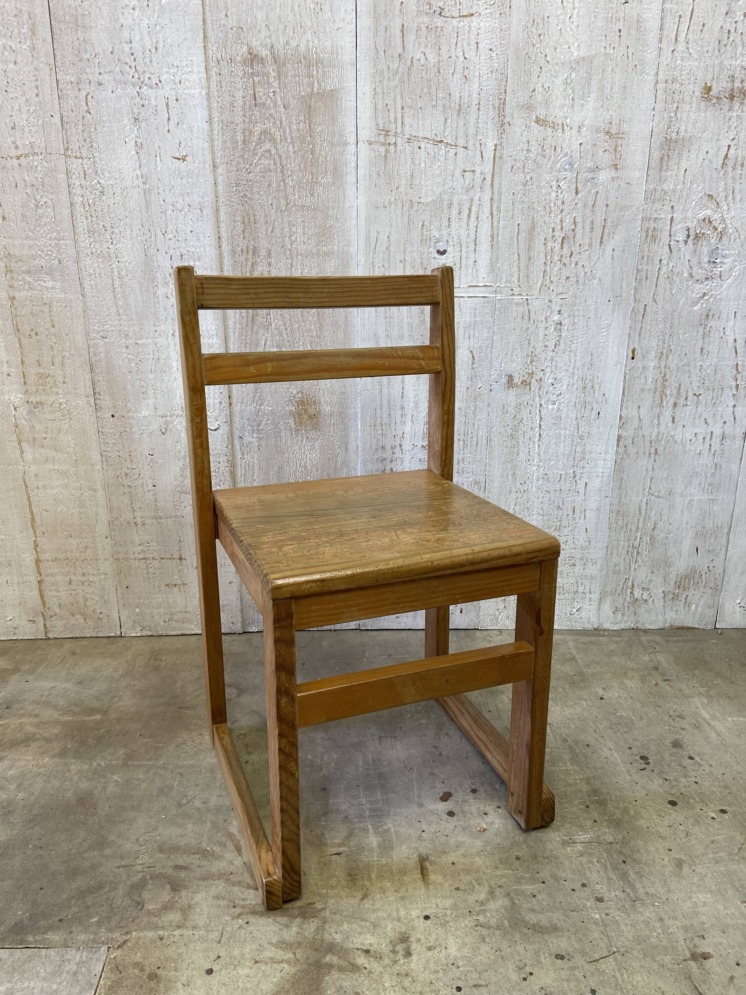 Vintage school chair