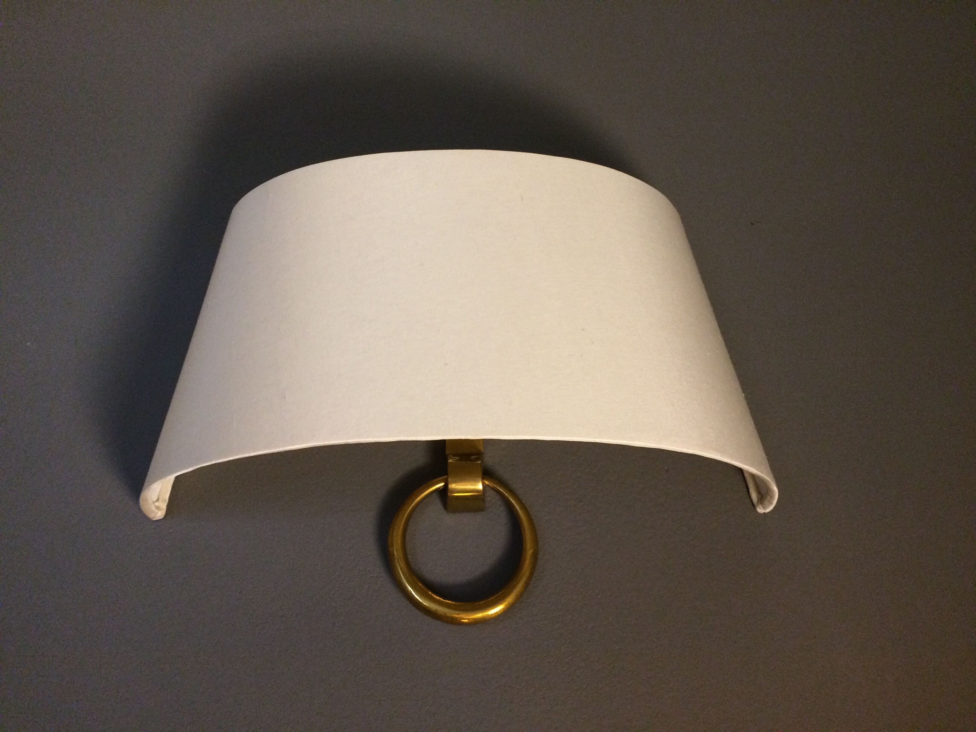 Pair of wall light Marcel Guillemard bronze 1930-1940