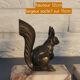 Squirrel bookend