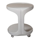 White Space Age Couch Table