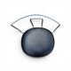 2 x Gaja stool by Kazuhide Takahama for Simon Gavina / black leather