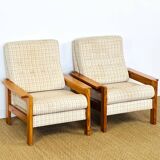 Pair of vintage 1960s armchairs