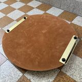 Mirror and brass tray from the 60s