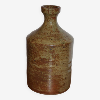 Enamelled stoneware bottle/soliflore