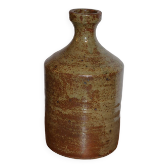 Enamelled stoneware bottle/soliflore