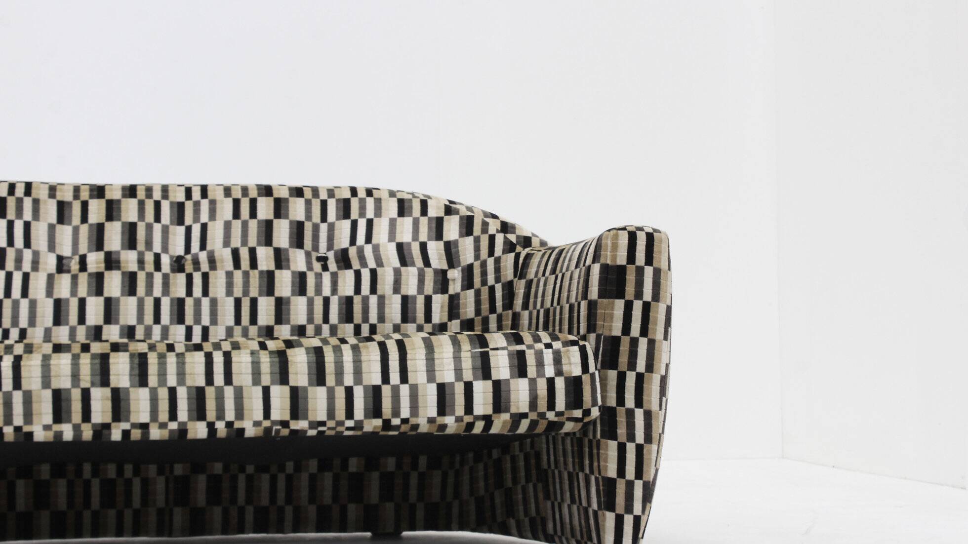 Canapé vintage à motif géométrique de Leolux