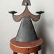 Vintage stylised woman candlestick Soviet production
