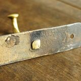 Golden bronze and black steel