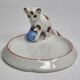 Empty bath pocket decorated kitten "Pfeffer Porzellan" 1930-40 years