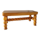 Wooden standing plant holder