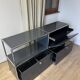 USM Haller sideboard in Anthracite Grey and Graphite Black