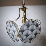 Suspension 5 panels, golden structure