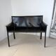Italian designer leather bench, Enrico Pellizzoni