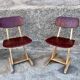 Pair of child chair Casals beech red
