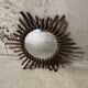 Rattan sun mirror