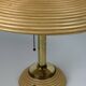 Pencil reed rattan bamboo and brass table lamp, Italy, 1970s