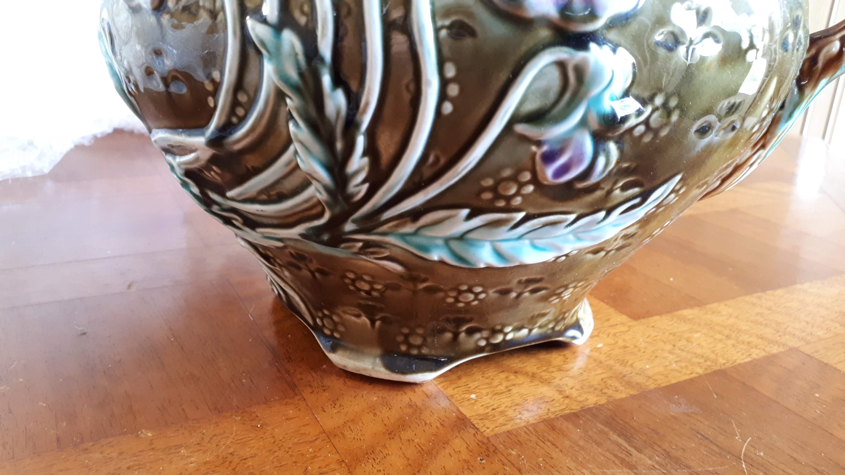 Cache pot art nouveau onnaing