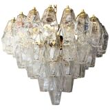 Lustre en verre de Murano