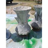 2 pairs of cast iron vases 1900 Charleville-Mézières