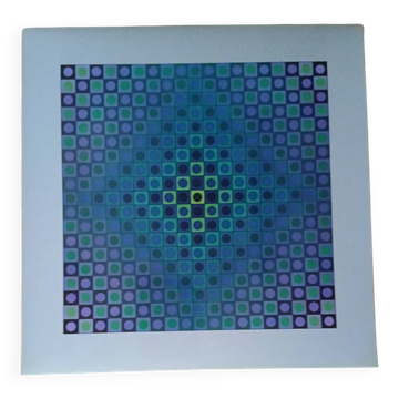 Victor Vasarely Serigraphy op art Editions du Griffon