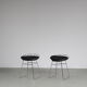 1960s Wire metal stools by Tomado from the Netherlands